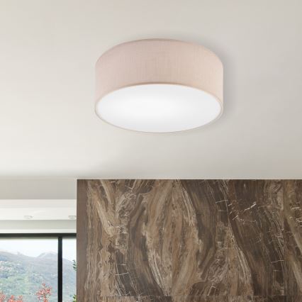 Brilagi - LED Ceiling light SIRIJA LED/12W/230V d. 35 cm beige