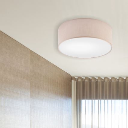 Brilagi - LED Ceiling light SIRIJA LED/12W/230V d. 35 cm beige