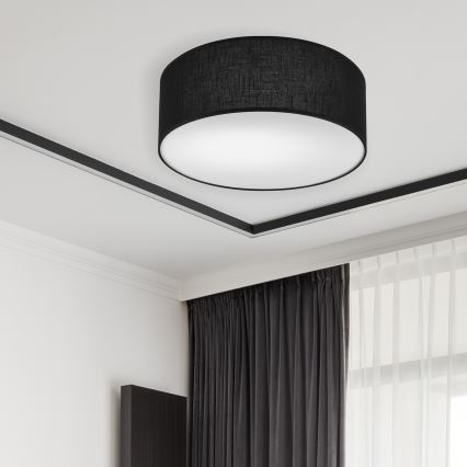 Brilagi - LED Ceiling light SIRIJA LED/12W/230V d. 35 cm black