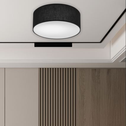 Brilagi - LED Ceiling light SIRIJA LED/12W/230V d. 35 cm black