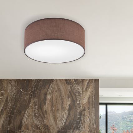 Brilagi - LED Ceiling light SIRIJA LED/12W/230V d. 35 cm brown