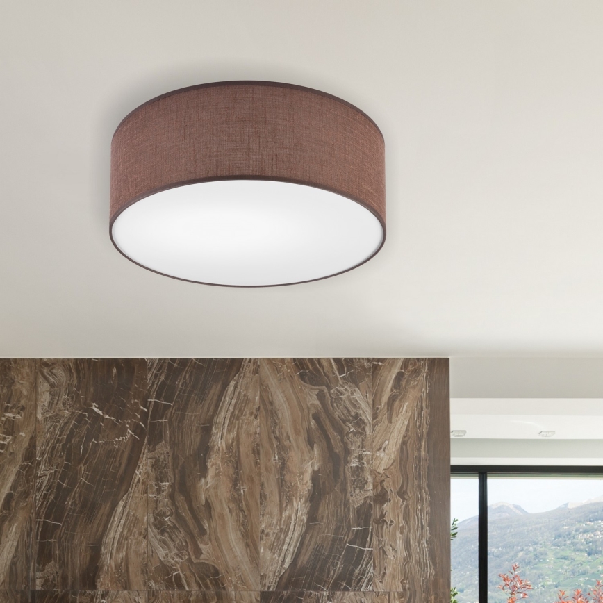 Brilagi - LED Ceiling light SIRIJA LED/12W/230V d. 35 cm brown