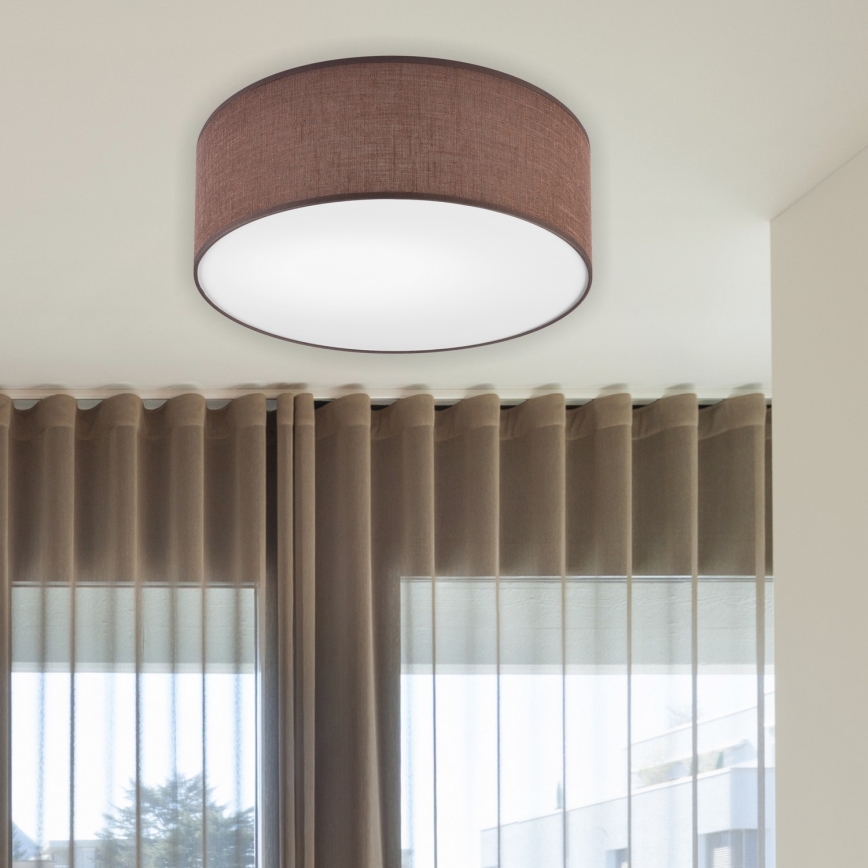 Brilagi - LED Ceiling light SIRIJA LED/12W/230V d. 35 cm brown