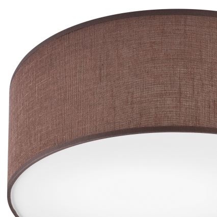Brilagi - LED Ceiling light SIRIJA LED/12W/230V d. 35 cm brown