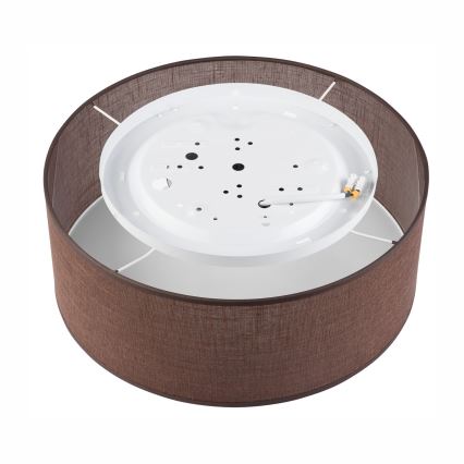 Brilagi - LED Ceiling light SIRIJA LED/12W/230V d. 35 cm brown