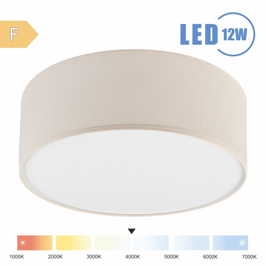 Brilagi - LED Ceiling light SIRIJA LED/12W/230V d. 35 cm creamy