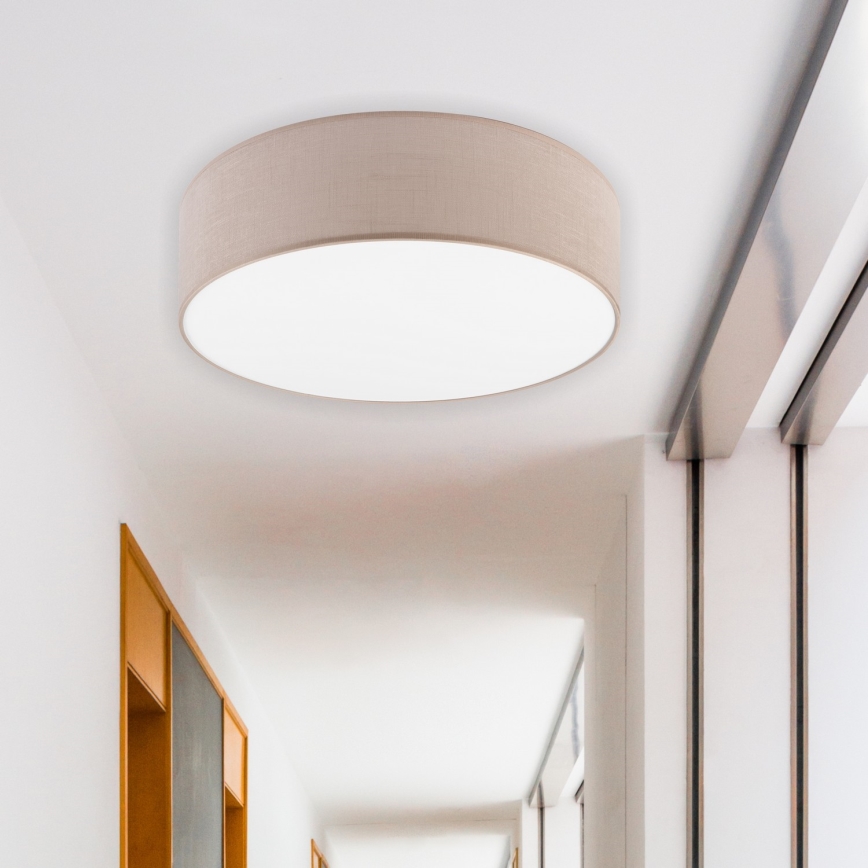 Brilagi - LED Ceiling light SIRIJA LED/24W/230V d. 45 cm beige