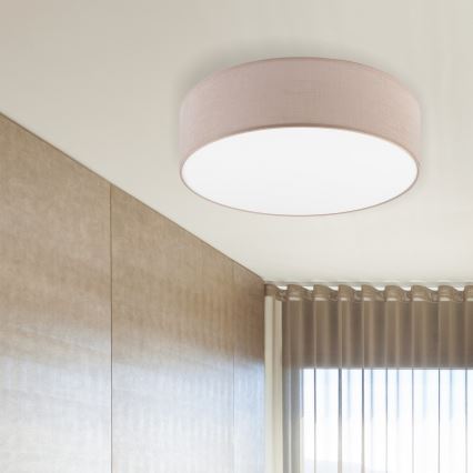 Brilagi - LED Ceiling light SIRIJA LED/24W/230V d. 45 cm beige