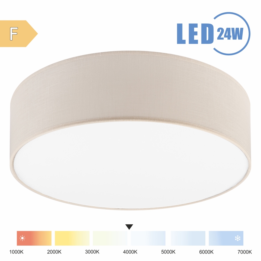 Brilagi - LED Ceiling light SIRIJA LED/24W/230V d. 45 cm creamy