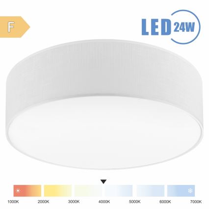 Brilagi - LED Ceiling light SIRIJA LED/24W/230V d. 45 cm white