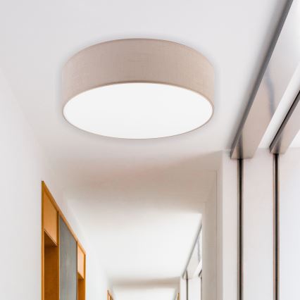 Brilagi - LED Ceiling light SIRIJA LED/36W/230V d. 45 cm beige