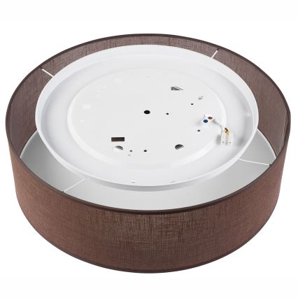Brilagi - LED Ceiling light SIRIJA LED/36W/230V d. 45 cm brown