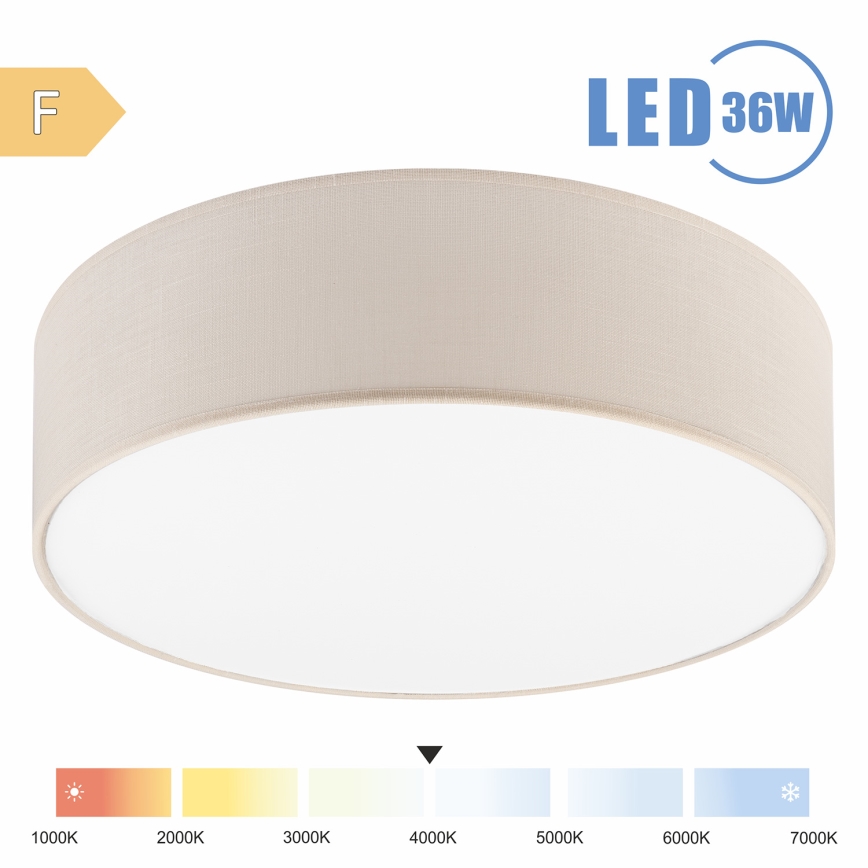 Brilagi - LED Ceiling light SIRIJA LED/36W/230V d. 45 cm creamy