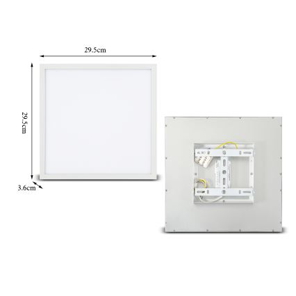Brilagi - LED Ceiling light SLIMFRAME LED/25W/230V 30x30 cm white