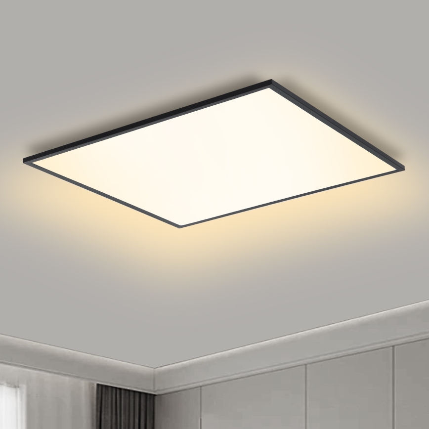 Brilagi - LED Ceiling light SLIMFRAME LED/58W/230V 60x60 cm black