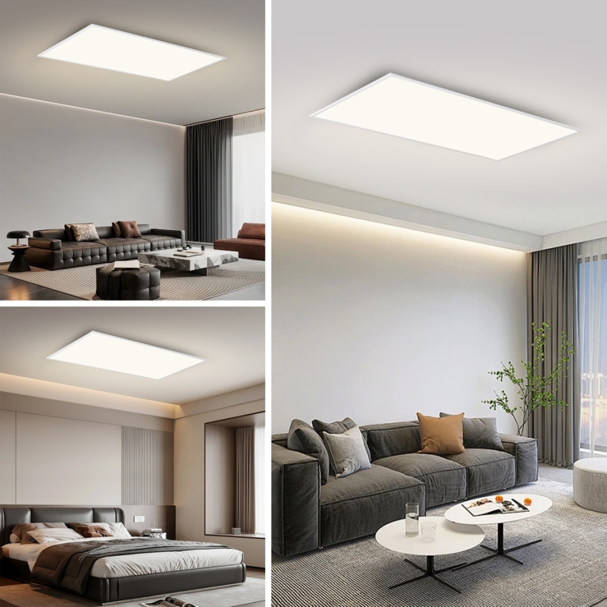 Brilagi - SLIMFRAME 80W LED Ceiling Panel 230V 120x60 cm 3000/4000/6000K White