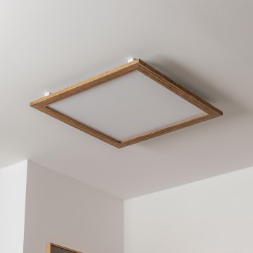 Brilagi - LED Ceiling light SLIMFRAME WOOD LED/58W/230V 64x64 cm brown