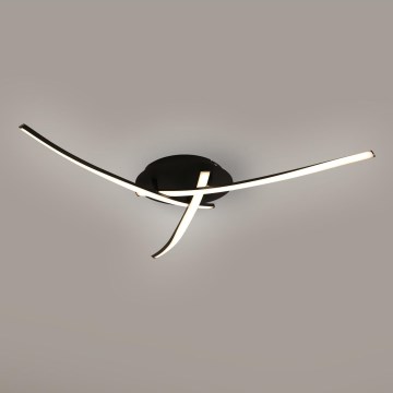 Brilagi - LED Ceiling light STRIPES LED/24W/230V black