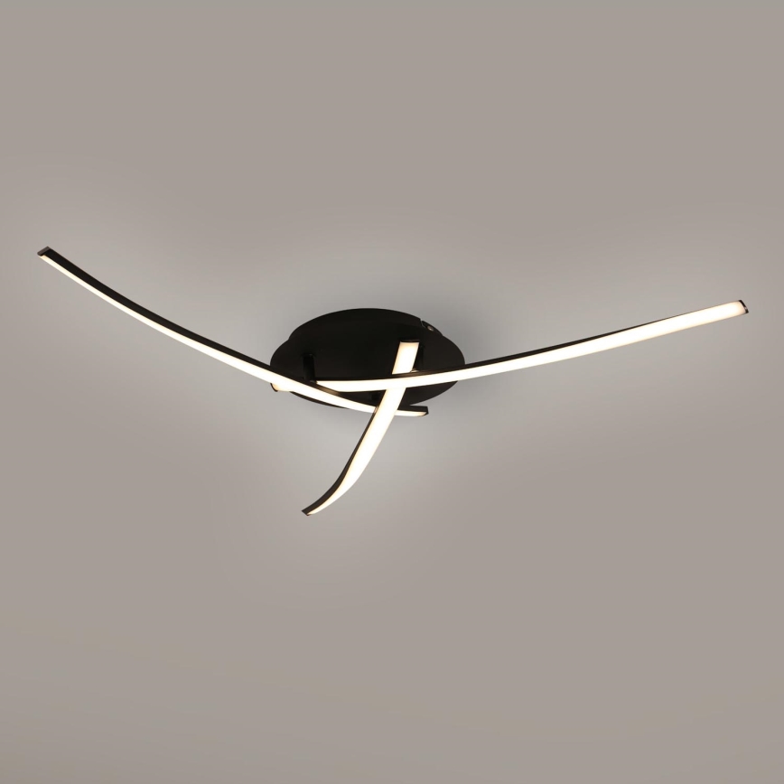 Brilagi - LED Ceiling light STRIPES LED/24W/230V black