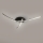 Brilagi - LED Ceiling light STRIPES LED/24W/230V black