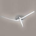 Brilagi - LED Ceiling light STRIPES LED/24W/230V silver