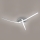 Brilagi - LED Ceiling light STRIPES LED/24W/230V silver