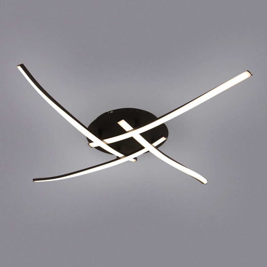Brilagi - LED Ceiling light STRIPES LED/32W/230V black