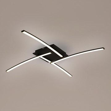 Brilagi - LED Ceiling light STRIPES LED/32W/230V black