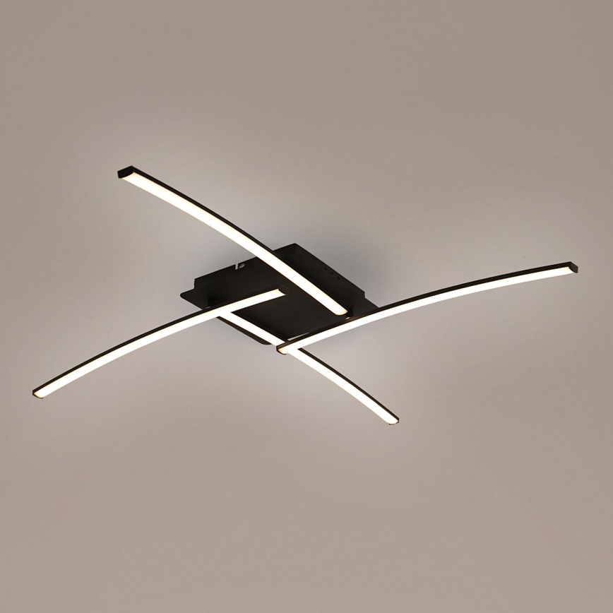 Brilagi - LED Ceiling light STRIPES LED/32W/230V black
