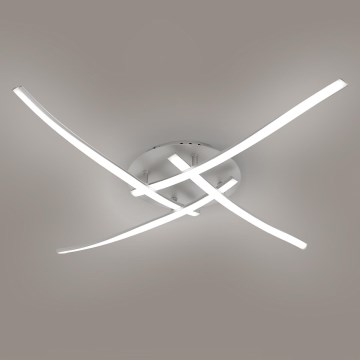 Brilagi - LED Ceiling light STRIPES LED/32W/230V silver