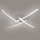 Brilagi - LED Ceiling light STRIPES LED/32W/230V silver