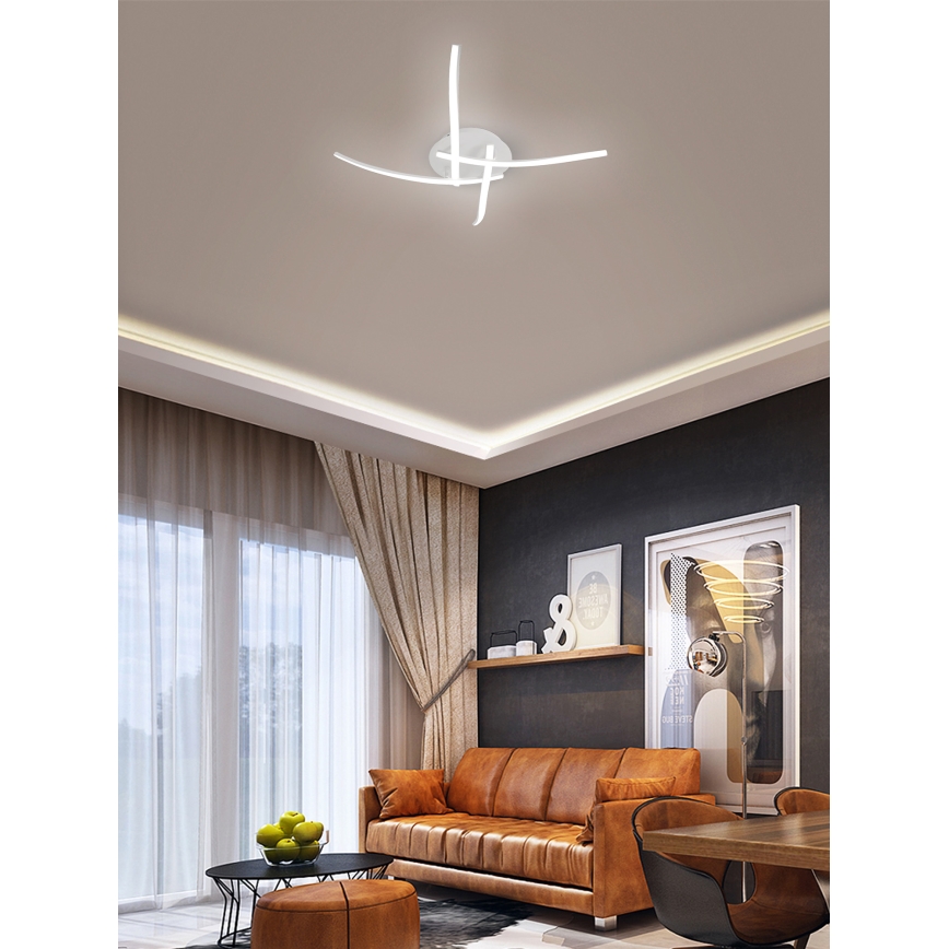 Brilagi - LED Ceiling light STRIPES LED/32W/230V white