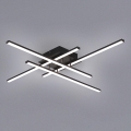 Brilagi - LED Ceiling Light STRIPES LED/37W/230V 68x68 cm Black