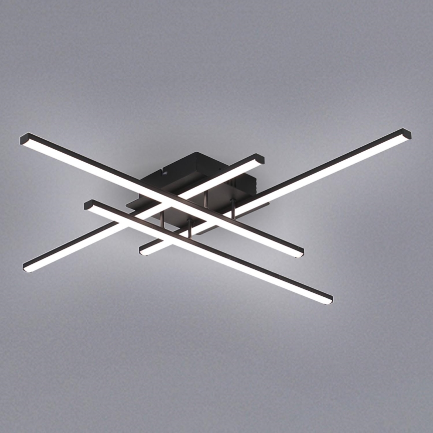 Brilagi - LED Ceiling light STRIPES LED/37W/230V black