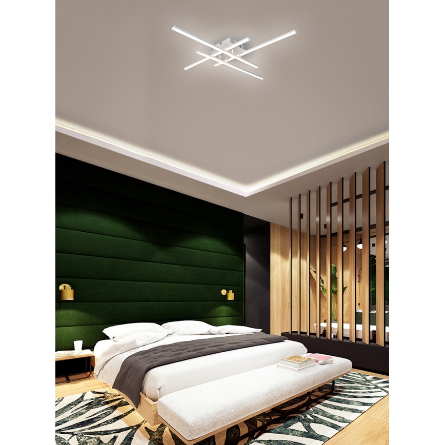 Brilagi - LED Ceiling light STRIPES LED/37W/230V white
