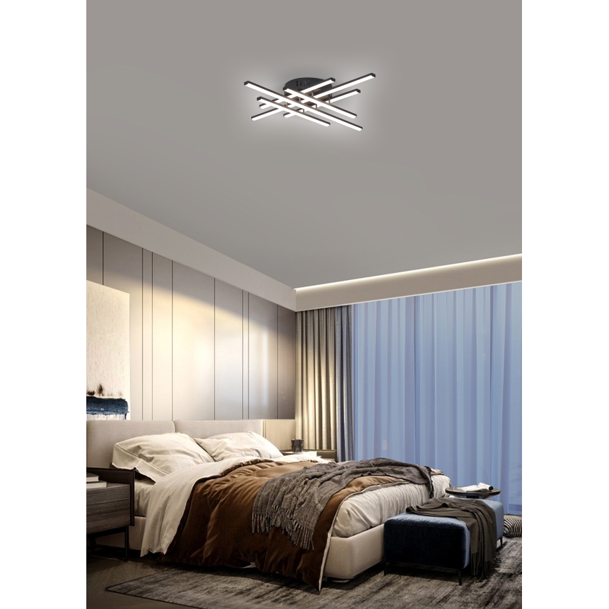 Brilagi - LED Ceiling light STRIPES LED/42W/230V black