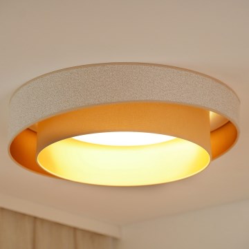 Brilagi - LED Ceiling light VEGAS SHINE LED/24W/230V d. 60 cm beige/creamy