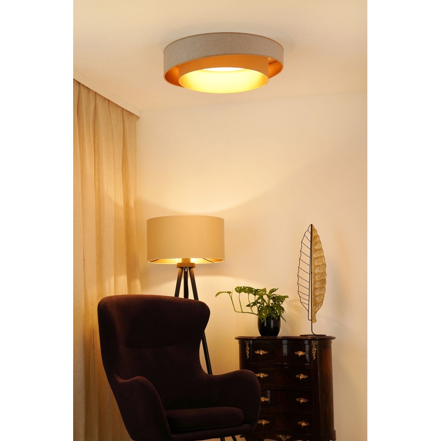 Brilagi - LED Ceiling light VEGAS SHINE LED/24W/230V d. 60 cm beige/creamy