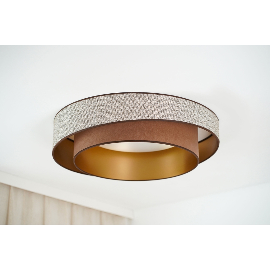 Brilagi - LED Ceiling light VEGAS SHINE LED/24W/230V d. 60 cm brown