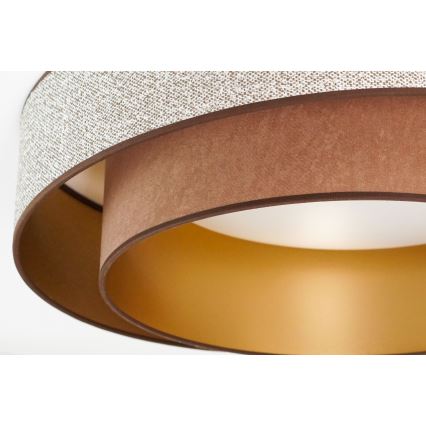 Brilagi - LED Ceiling light VEGAS SHINE LED/24W/230V d. 60 cm brown