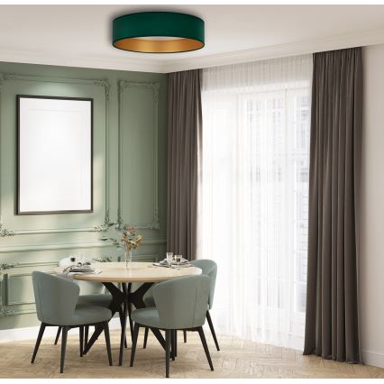 Brilagi - LED Ceiling light VELVET LED/12W/230V d. 30 cm 3000K/4000K/6400K green/gold