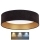 Brilagi - LED Ceiling light VELVET LED/24W/230V d. 40 cm 3000/4000/6400K black/gold