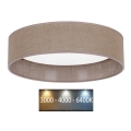 Brilagi - LED Ceiling light VELVET LED/24W/230V d. 40 cm 3000/4000/6400K brown