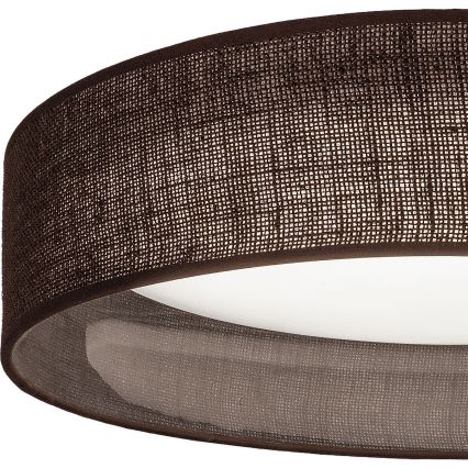 Brilagi - LED Ceiling Light VELVET SIMPLE 24W/230V 4000K Ø 45 cm brown