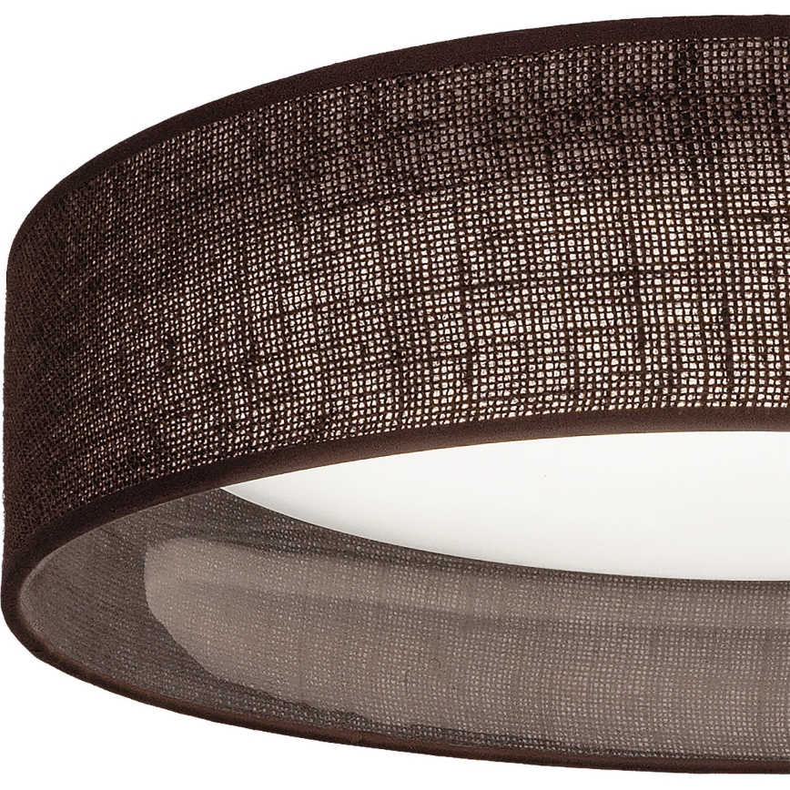 Brilagi - LED Ceiling Light VELVET SIMPLE 24W/230V 4000K Ø 45 cm brown