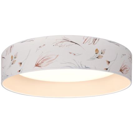 BRILAGI - LED Ceiling Light VELVET SIMPLE LED/24W/230V 3000K Ø 45 cm white/flower motif