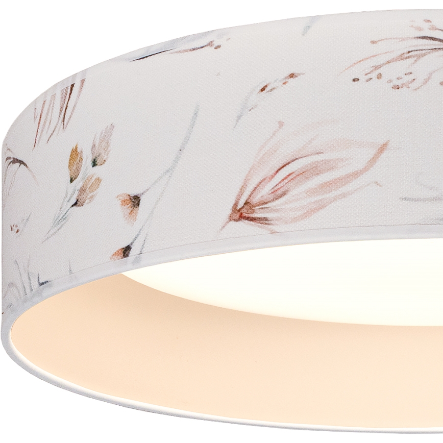 BRILAGI - LED Ceiling Light VELVET SIMPLE LED/24W/230V 3000K Ø 45 cm white/flower motif