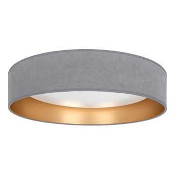 Brilagi - LED Ceiling Light VELVET SIMPLE LED/24W/230V 4000K dia. 45 cm grey/gold