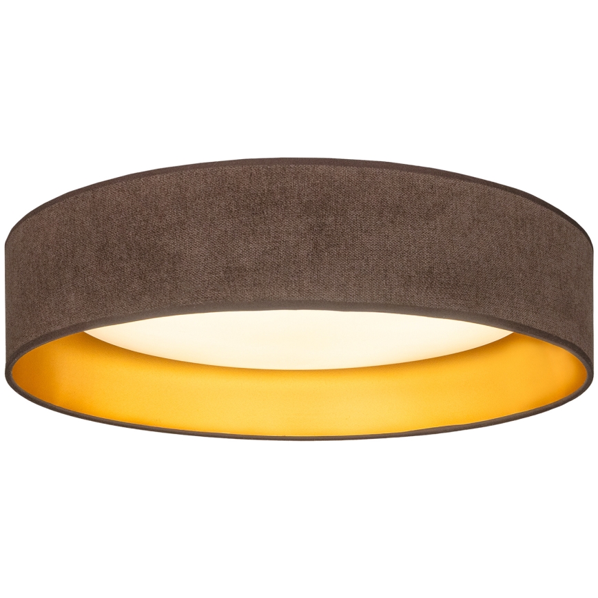 BRILAGI - VELVET SIMPLE LED Ceiling Light 36W/230V 3000K Ø 55 cm Brown/Gold