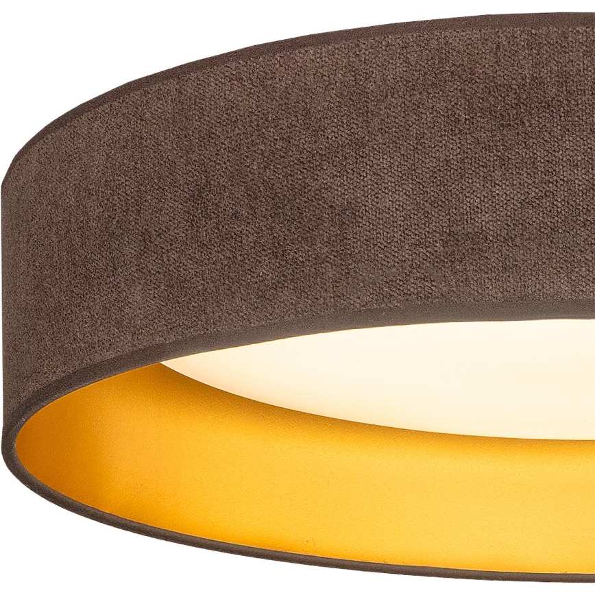 BRILAGI - VELVET SIMPLE LED Ceiling Light 36W/230V 3000K Ø 55 cm Brown/Gold